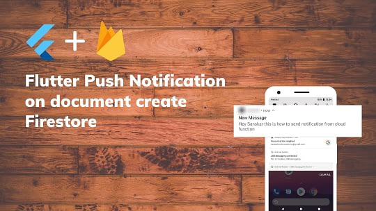 Flutter Push Notification on document create Firestore