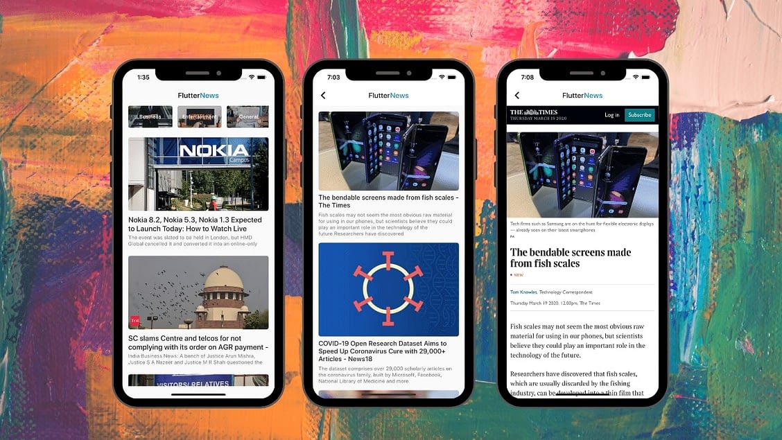 news app made with flutter with source code github theindianappguy